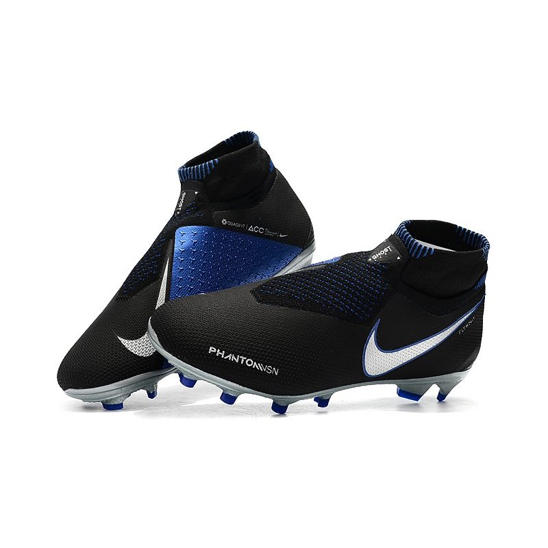 Nike Phantom Vision Elite DF FG Černá Modrý